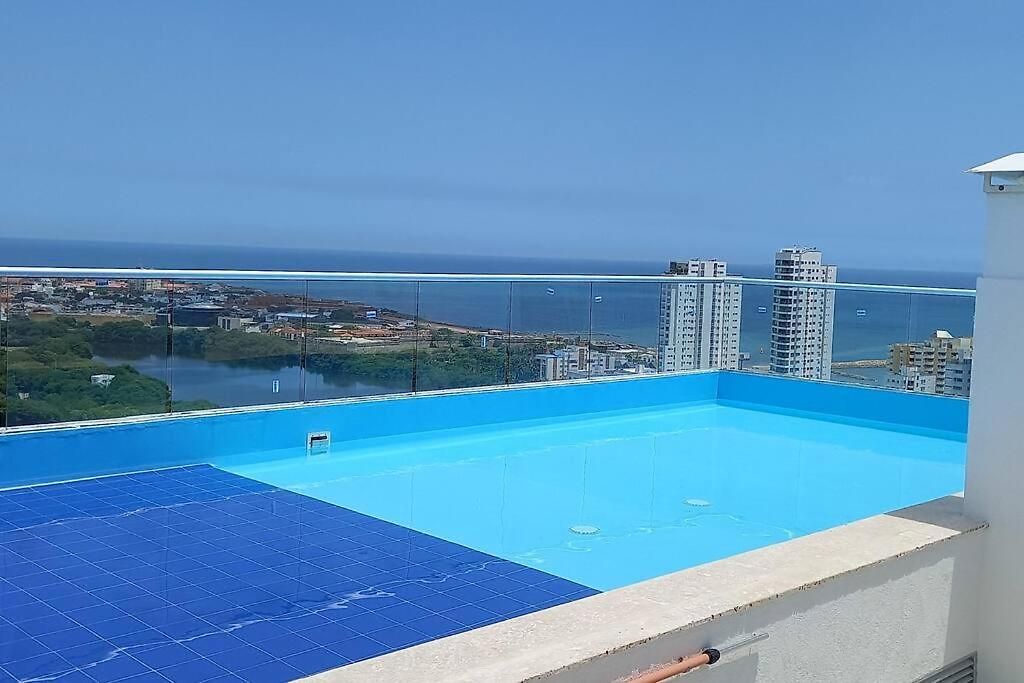 Apartamento Moderno Con Piscina Y Vistas Espectaculares Cartagena